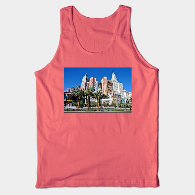 New York New York Las Vegas America Tank Top by AndyEvansPhotos